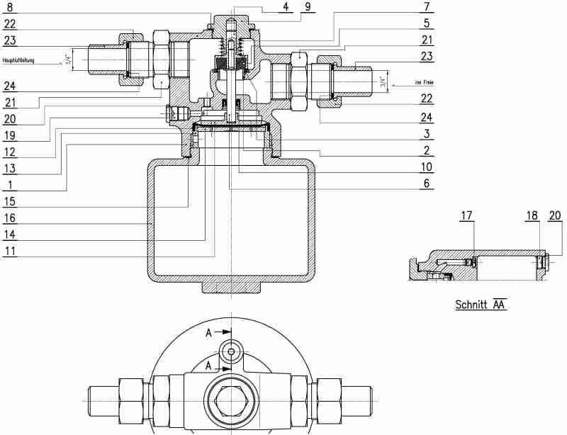 Schnellbremsbeschleuniger Reparatur SB 3/Rep.